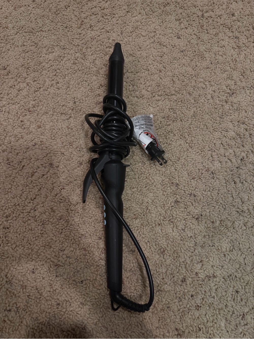 Bio Ionic Extended Barrel 1” Clamp Curling Iron